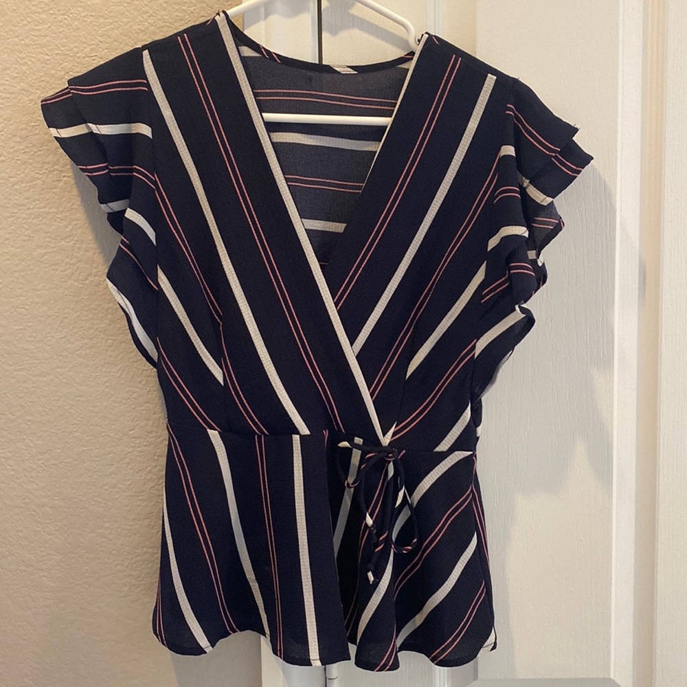 Business casual flattering blouse